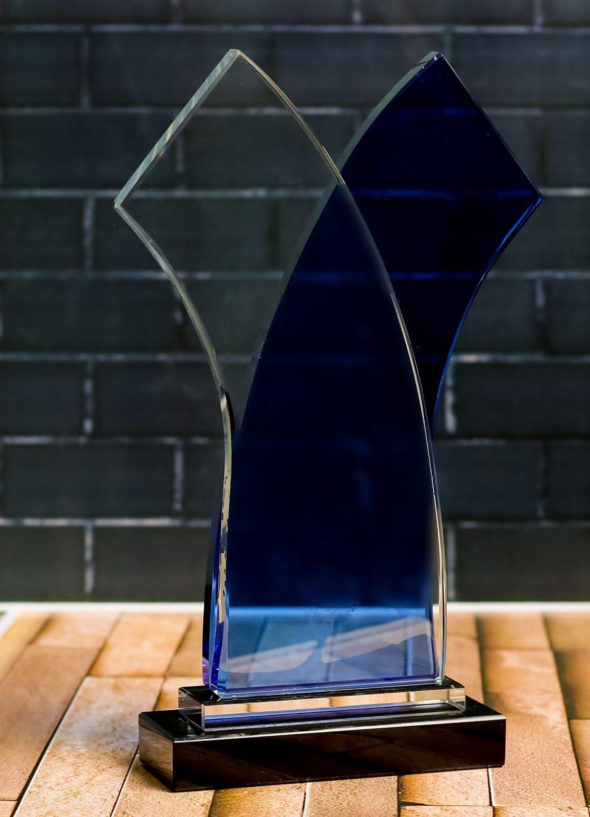 Executive crystal plaques